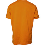 Dolce & Gabbana Orange Logo Cotton Crew Neck T-shirt