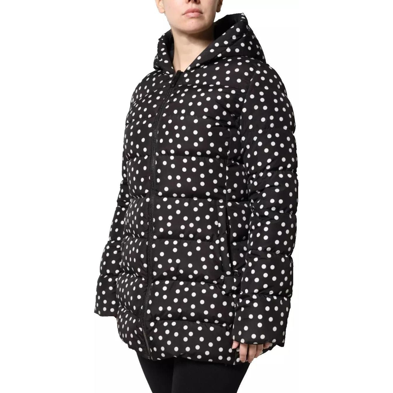Dolce & Gabbana Elegant Full Zip Black Hooded Jacket Dolce & Gabbana Dark Slate Gray