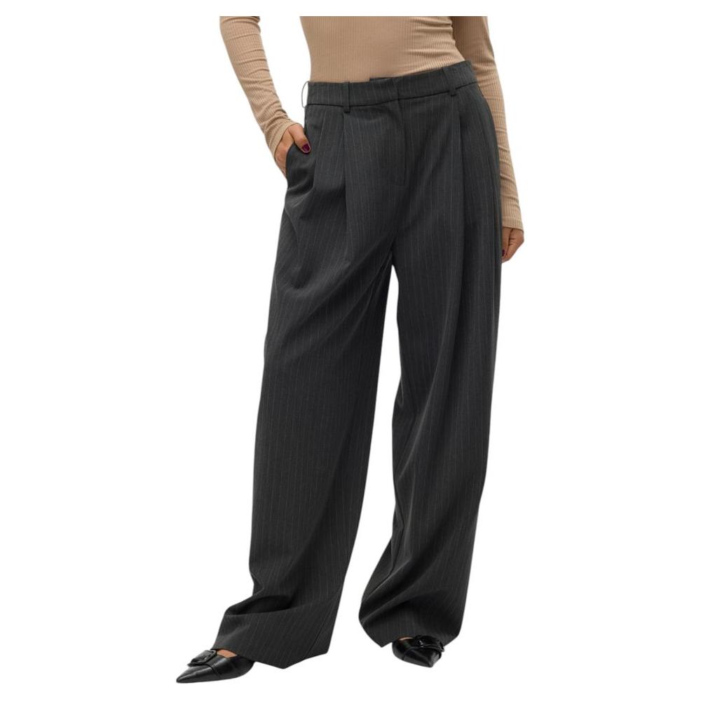 Vero Moda Gray Polyester Jeans & Pant