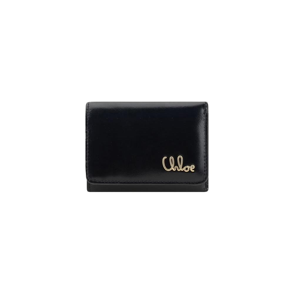 Chloé Logo Wallet Chloé Black