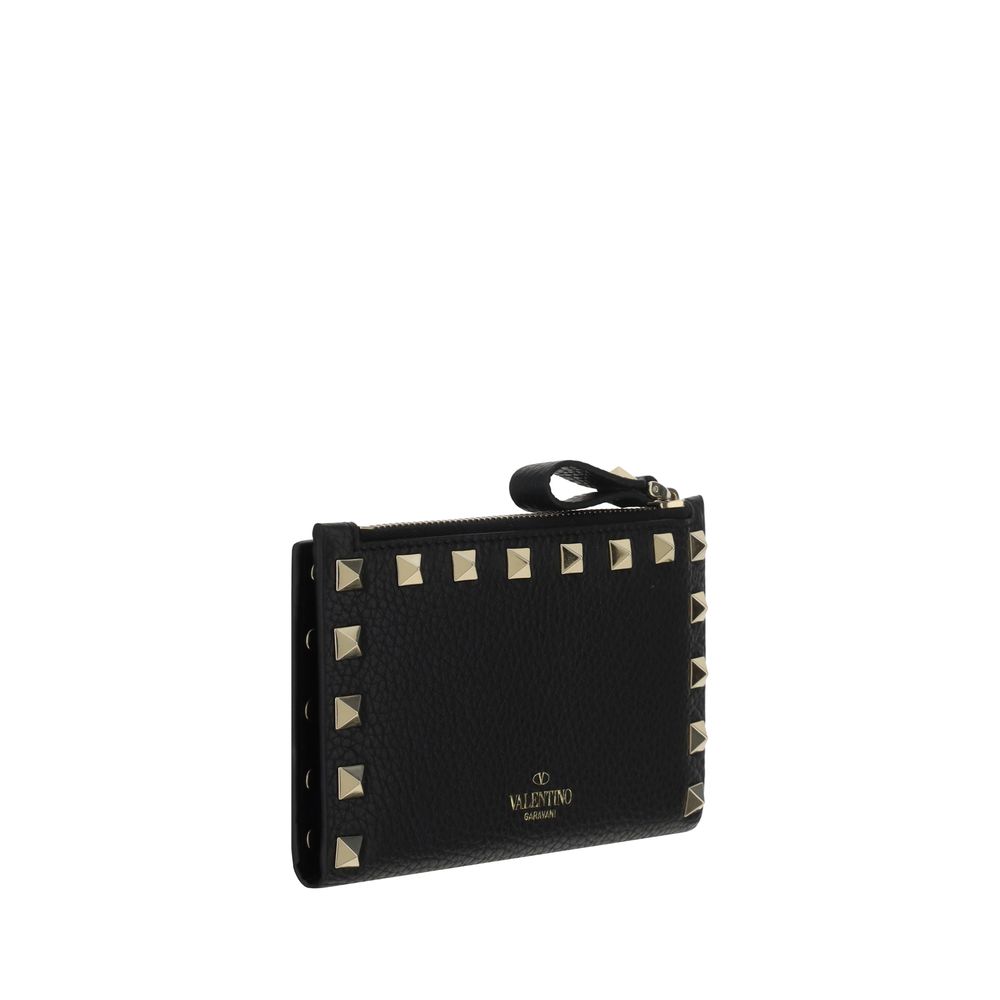 Valentino Garavani Rockstud Card Holder Valentino Garavani Black