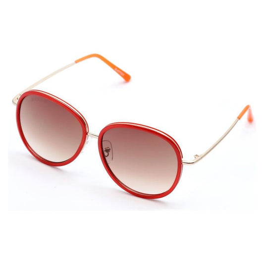 Lancaster Red Metal Sunglasses