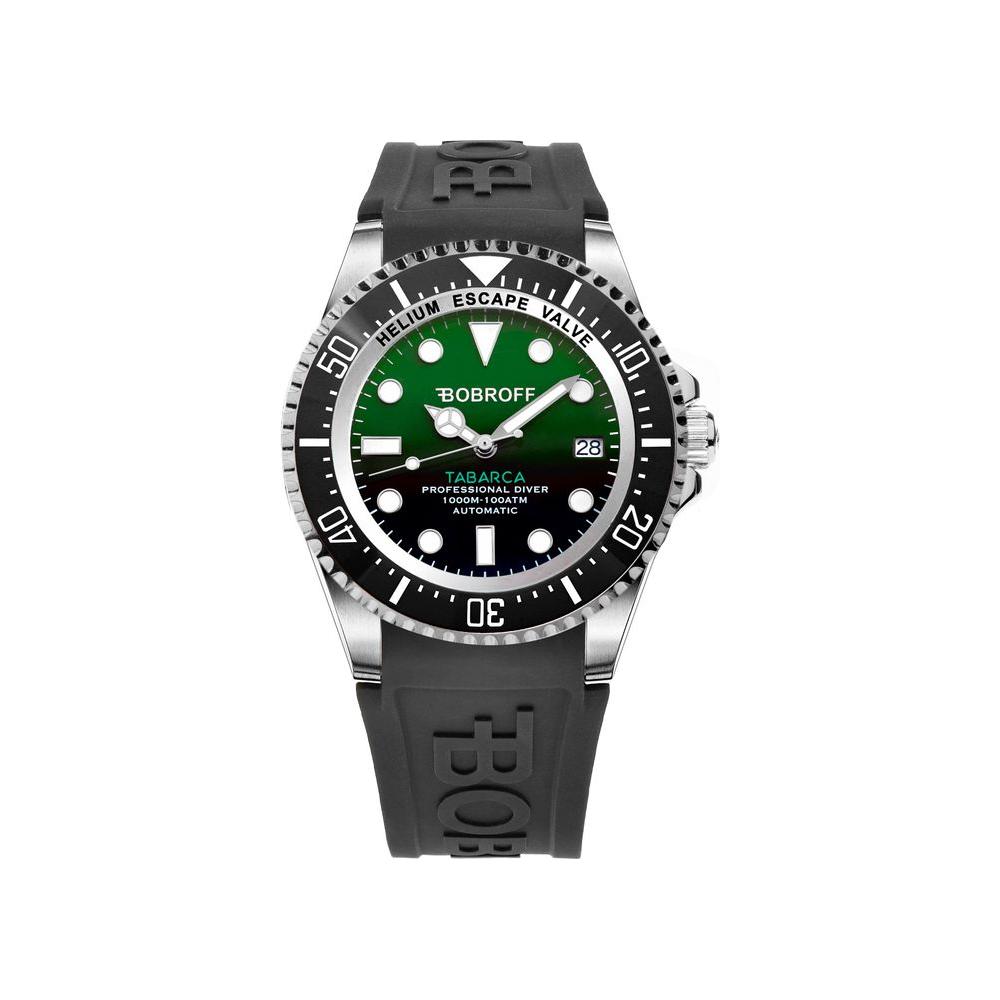 Bobroff Black Rubber Watch Bobroff Dark Slate Gray