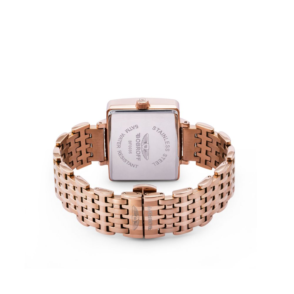 Bobroff Bronze Stainless Steel Dress Watch