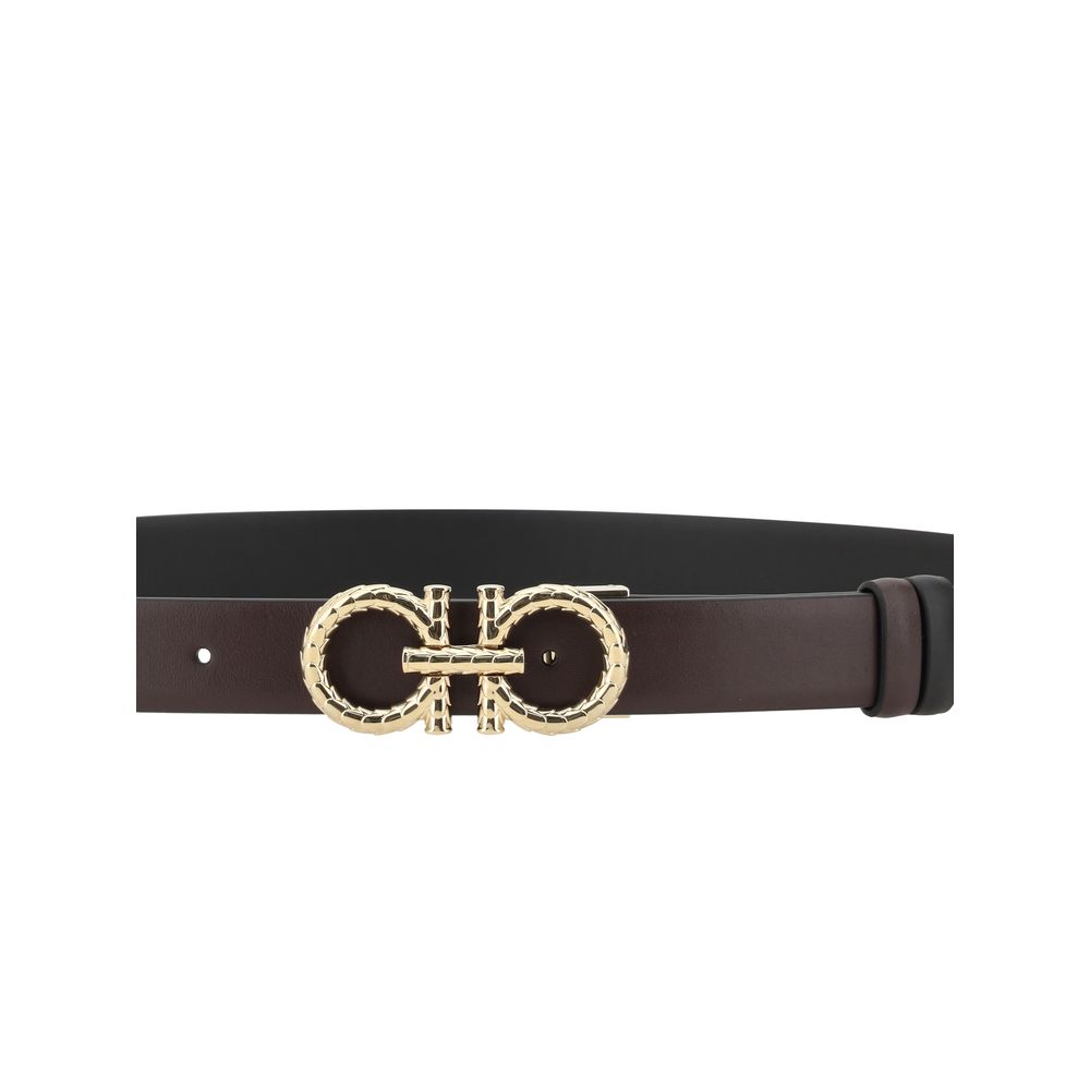 Ferragamo Reversible Belt Ferragamo Dark Slate Gray