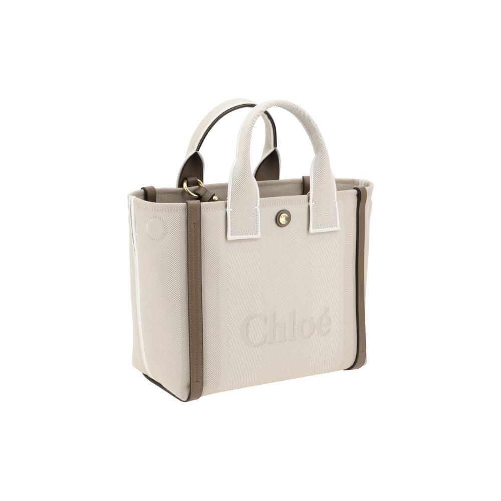 Chloé Carry Tote Bag Chloé Light Gray
