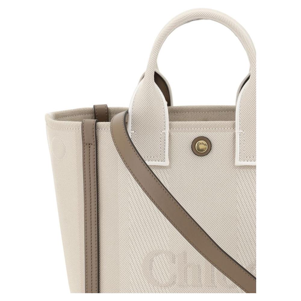 Chloé Carry Tote Bag Chloé Light Gray