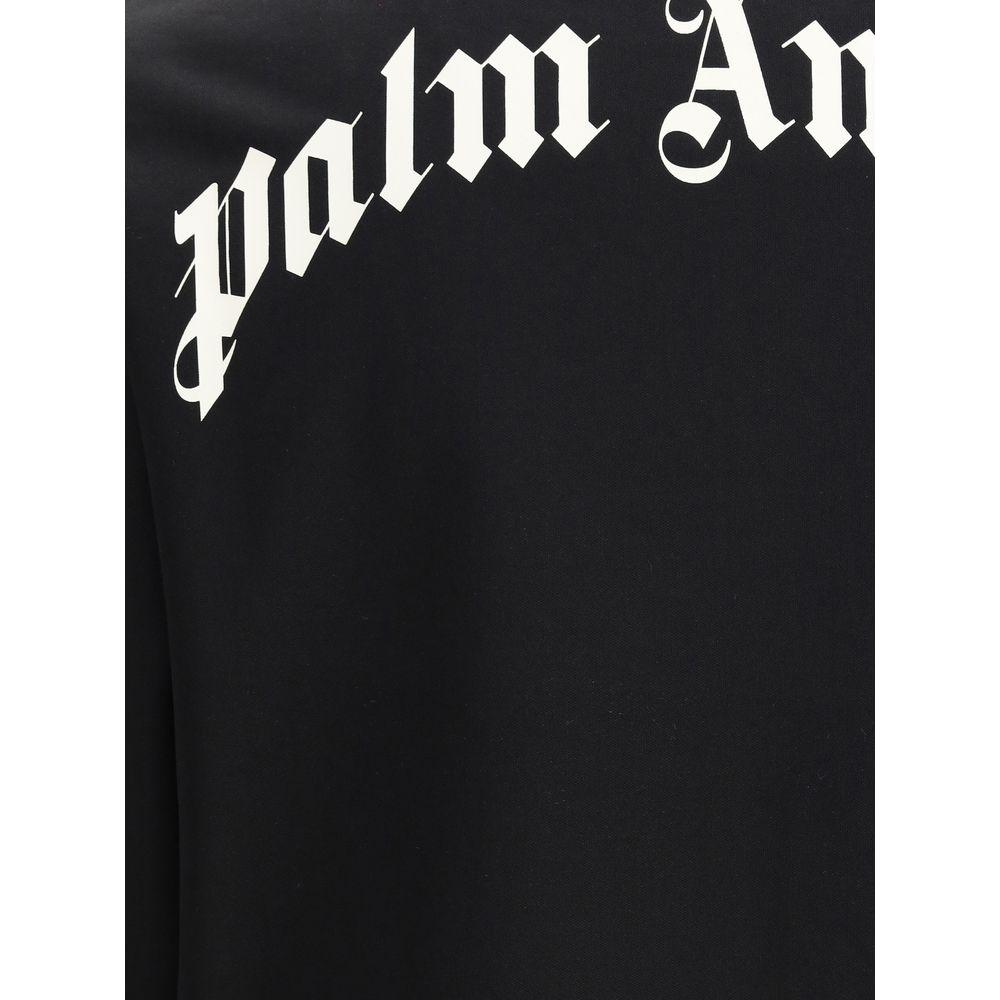 Palm Angels Logo Sweatshirt Palm Angels Black
