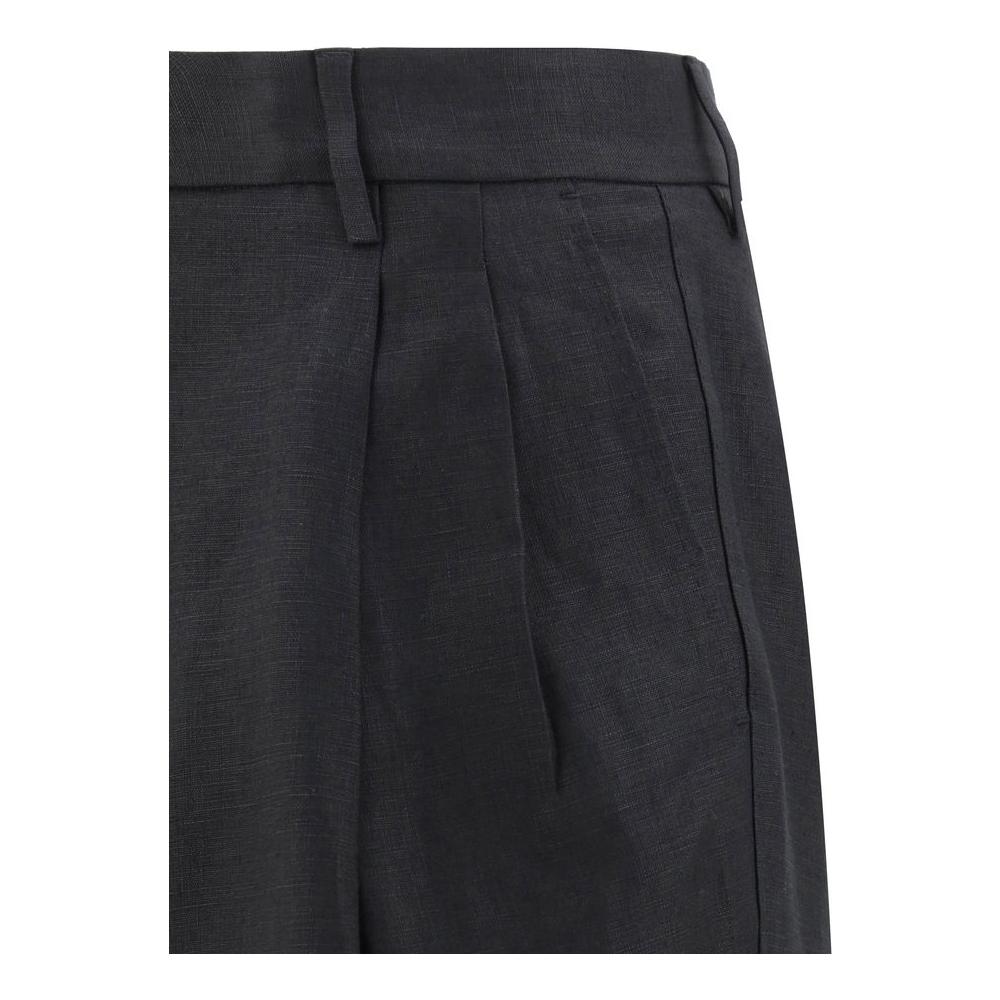Dolce & Gabbana Linen Pants Dolce & Gabbana Dark Slate Gray