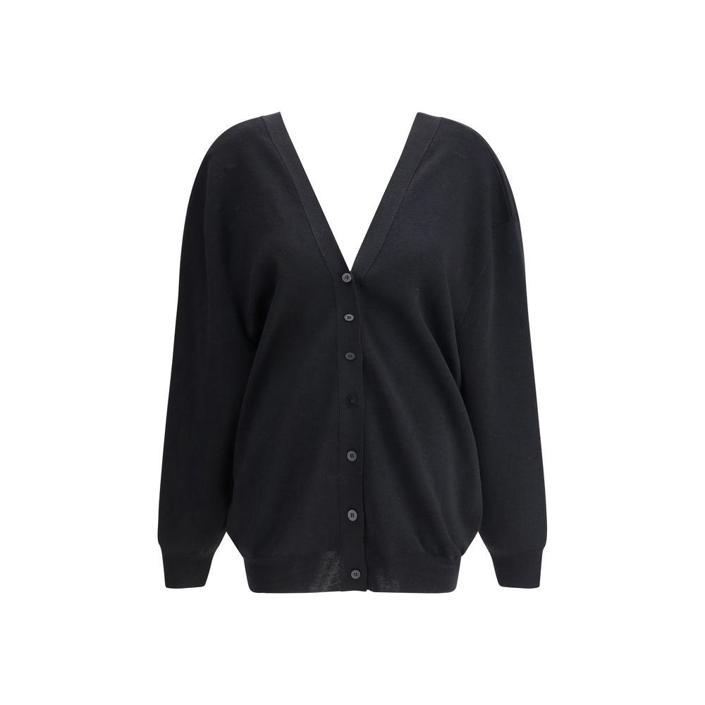 SA SU PHI Double Side V Cardigan SA SU PHI Black