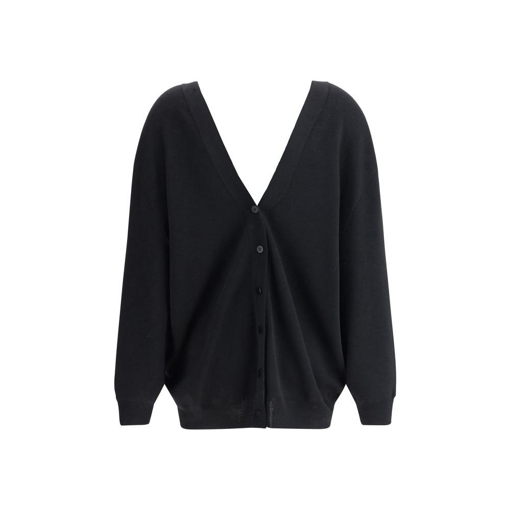 SA SU PHI Double Side V Cardigan SA SU PHI Black