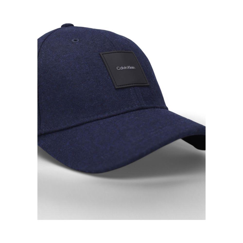 Calvin Klein Blue Wool Hats & Cap Calvin Klein Gray