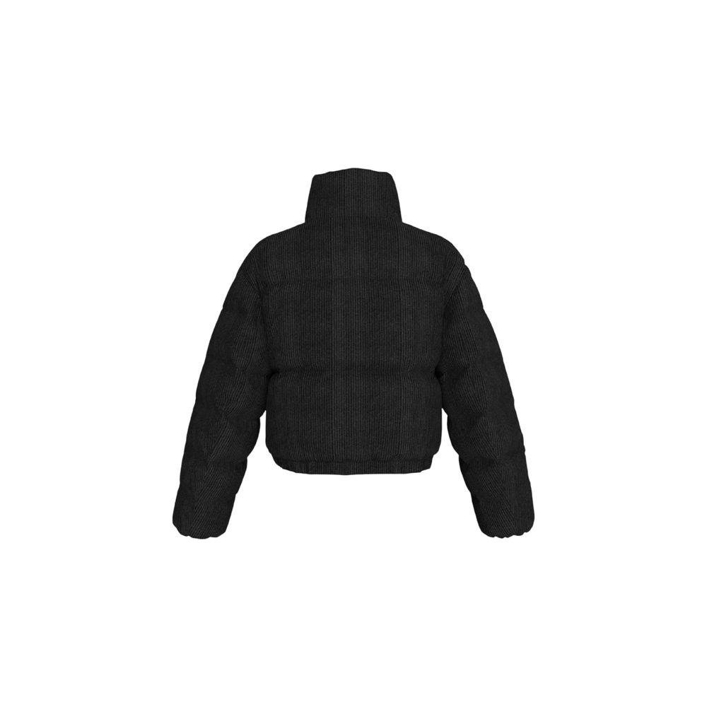 Calvin Klein Jeans Black Polyester Jackets & Coat Calvin Klein Jeans Black