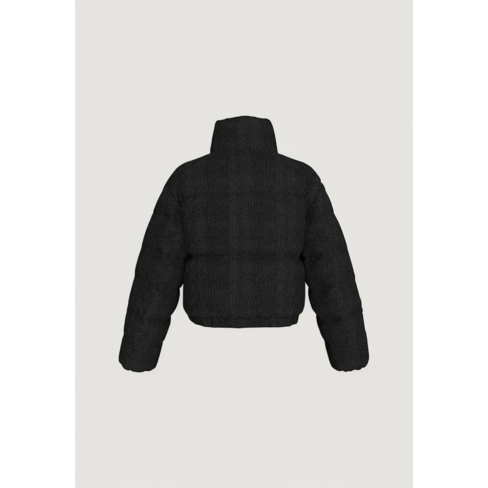 Calvin Klein Jeans Black Polyester Jackets & Coat Calvin Klein Jeans Black