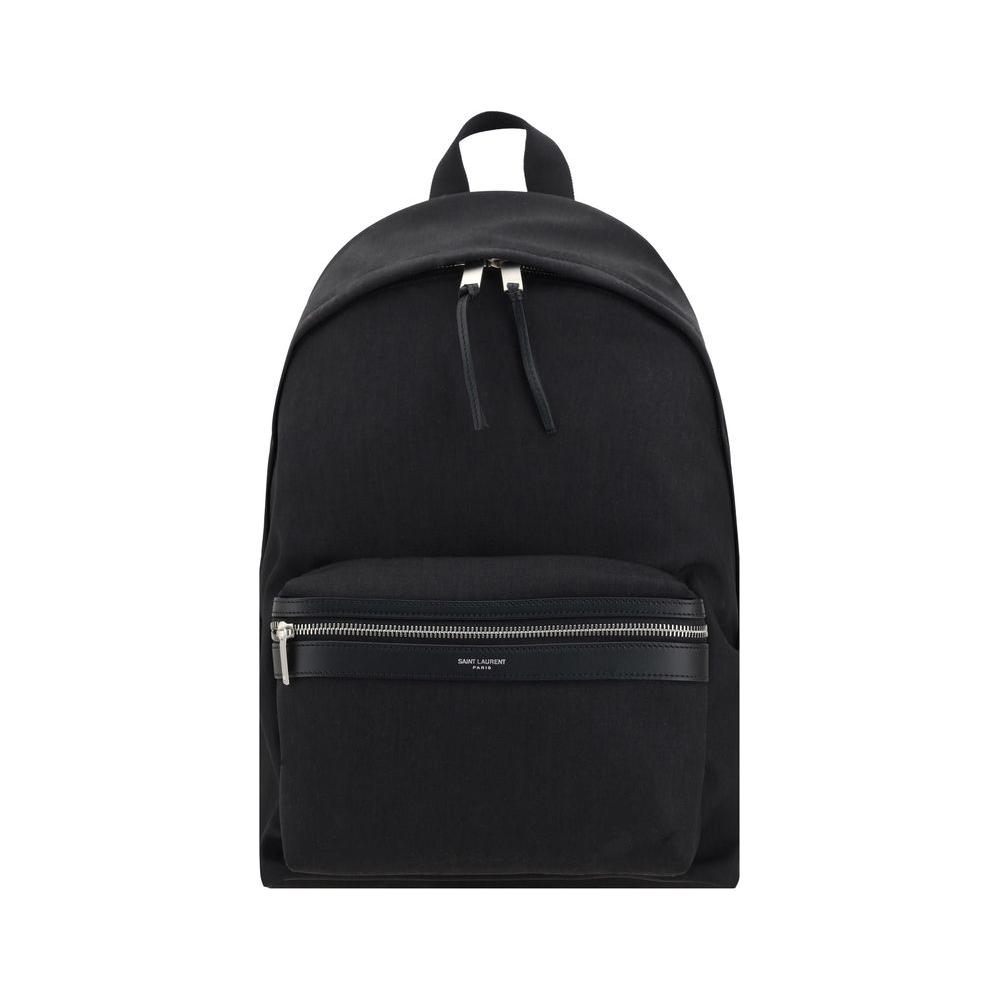 Saint Laurent City Backpack Saint Laurent Dark Slate Gray