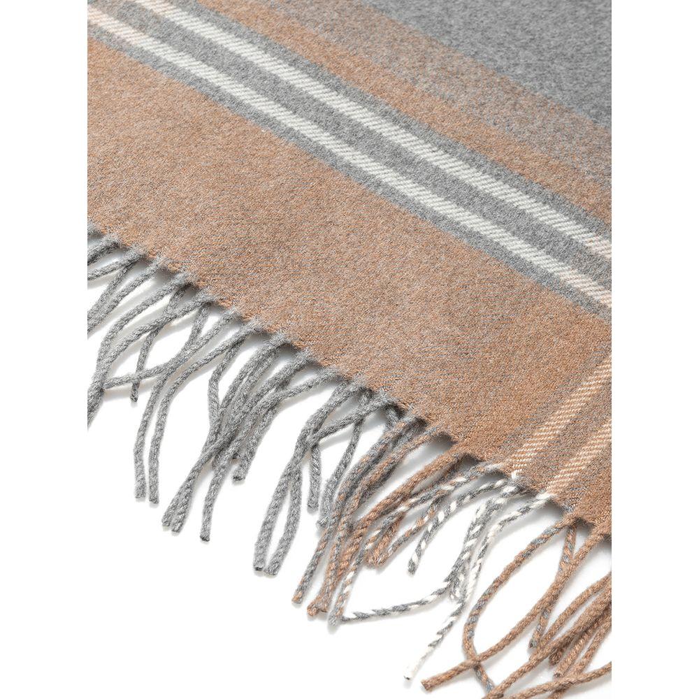 Tessitura di Novara Multicolor Silk Scarf Tessitura di Novara Rosy Brown