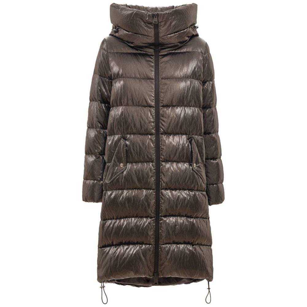 Herno Silver Viscose Jackets & Coat Herno Dark Slate Gray