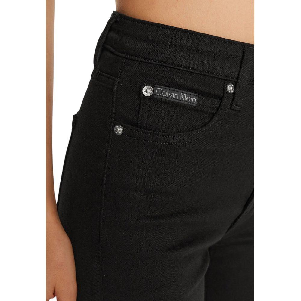 Calvin Klein Jeans Black Cotton Jeans & Pant Calvin Klein Jeans Black