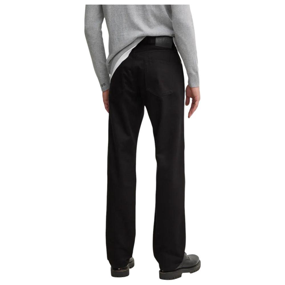 Calvin Klein Jeans Black Cotton Jeans & Pant Calvin Klein Jeans Dark Gray