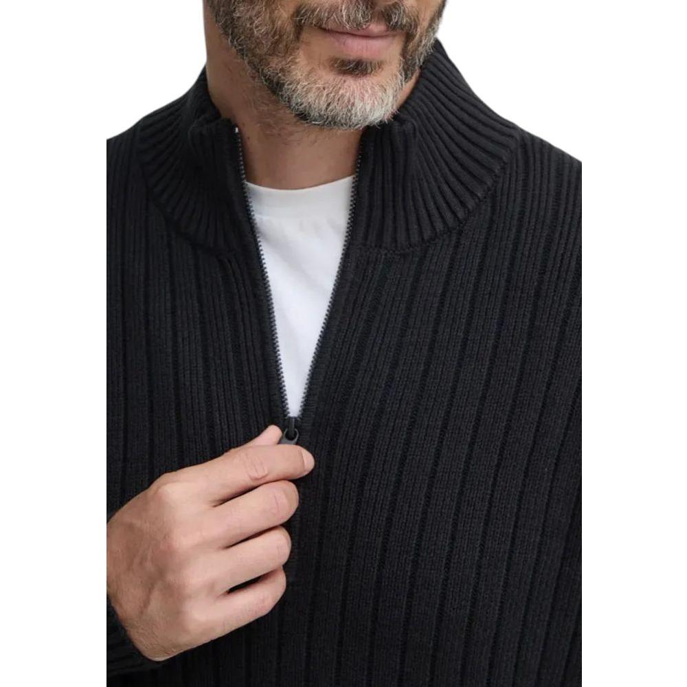 Calvin Klein Jeans Black Cotton Cardigan Calvin Klein Jeans Black