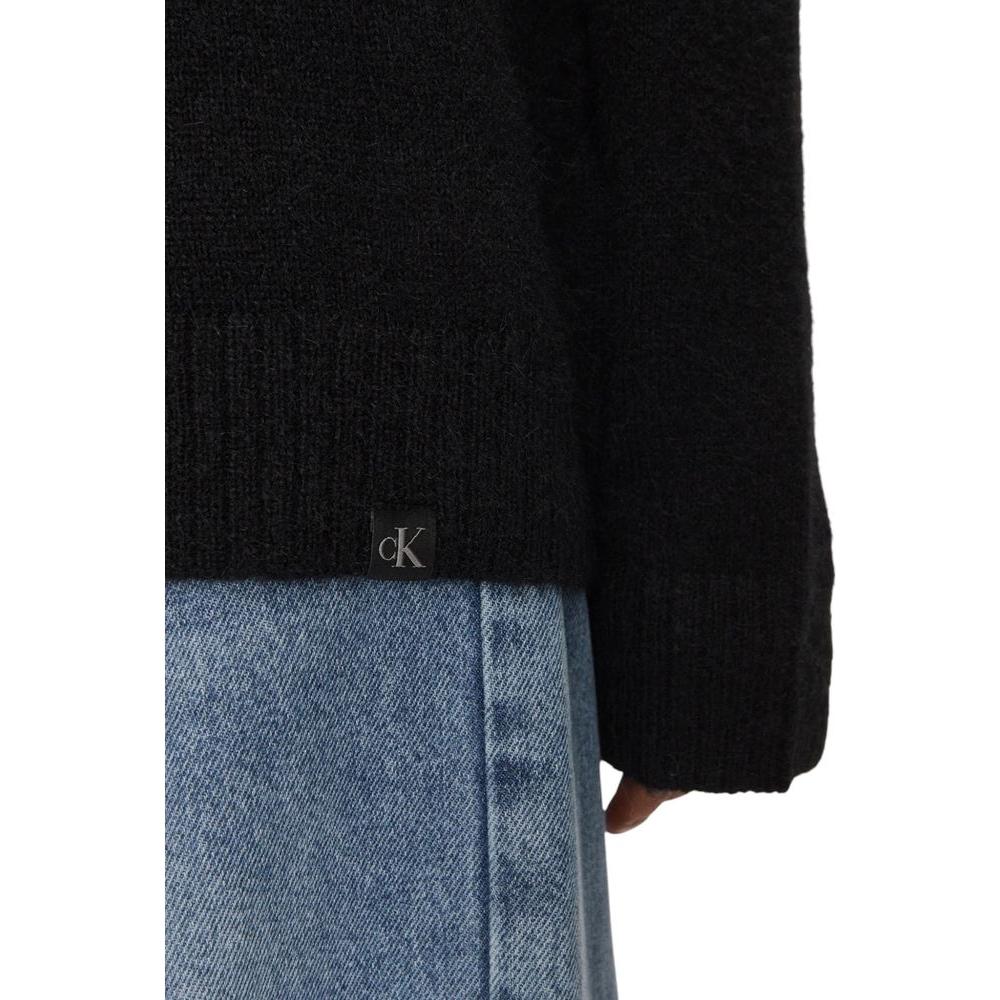 Calvin Klein Jeans Black Polyester Sweater Calvin Klein Jeans Black