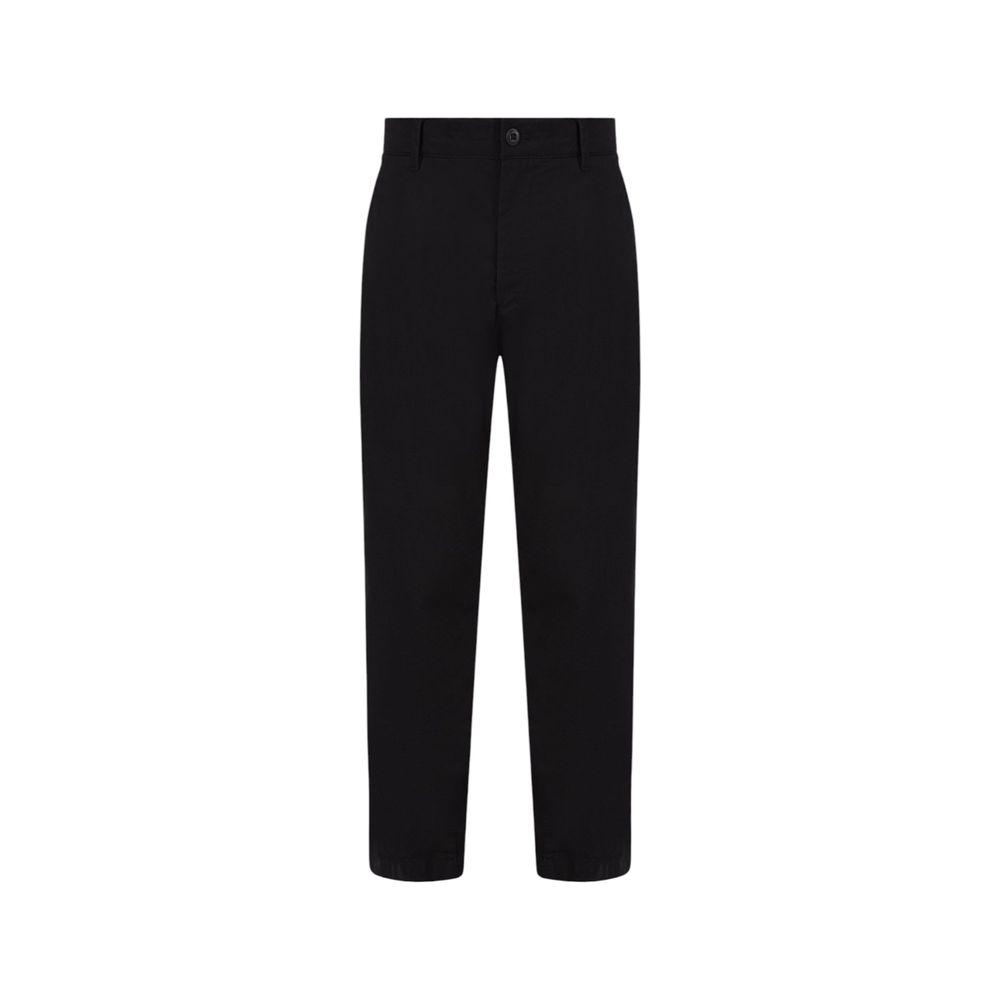 Calvin Klein Jeans Black Cotton Cotton Jeans & Pant Calvin Klein Jeans Black