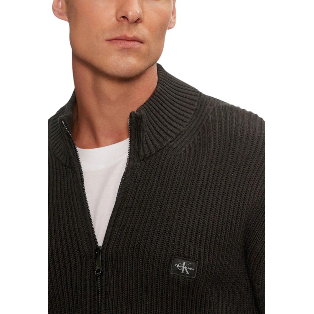 Calvin Klein Jeans Black Cotton Cardigan Calvin Klein Jeans Rosy Brown