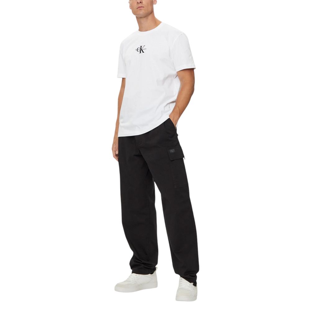 Calvin Klein Jeans White Recycled Cotton T-Shirt
