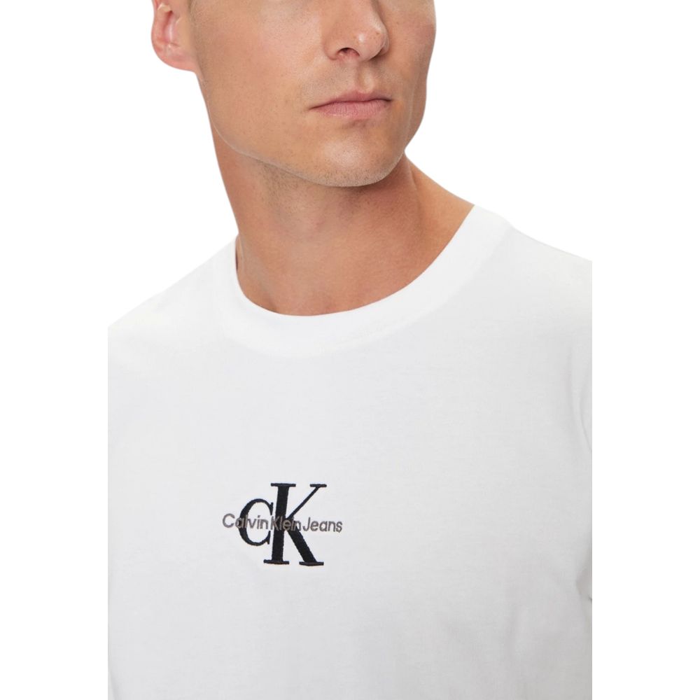 Calvin Klein Jeans White Recycled Cotton T-Shirt