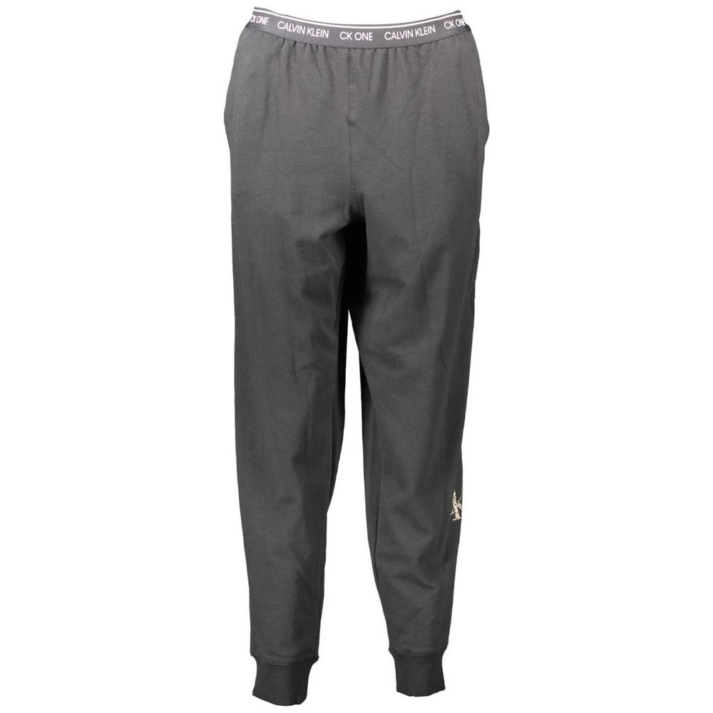 Calvin Klein Black Cotton Women Legging Calvin Klein Dark Slate Gray