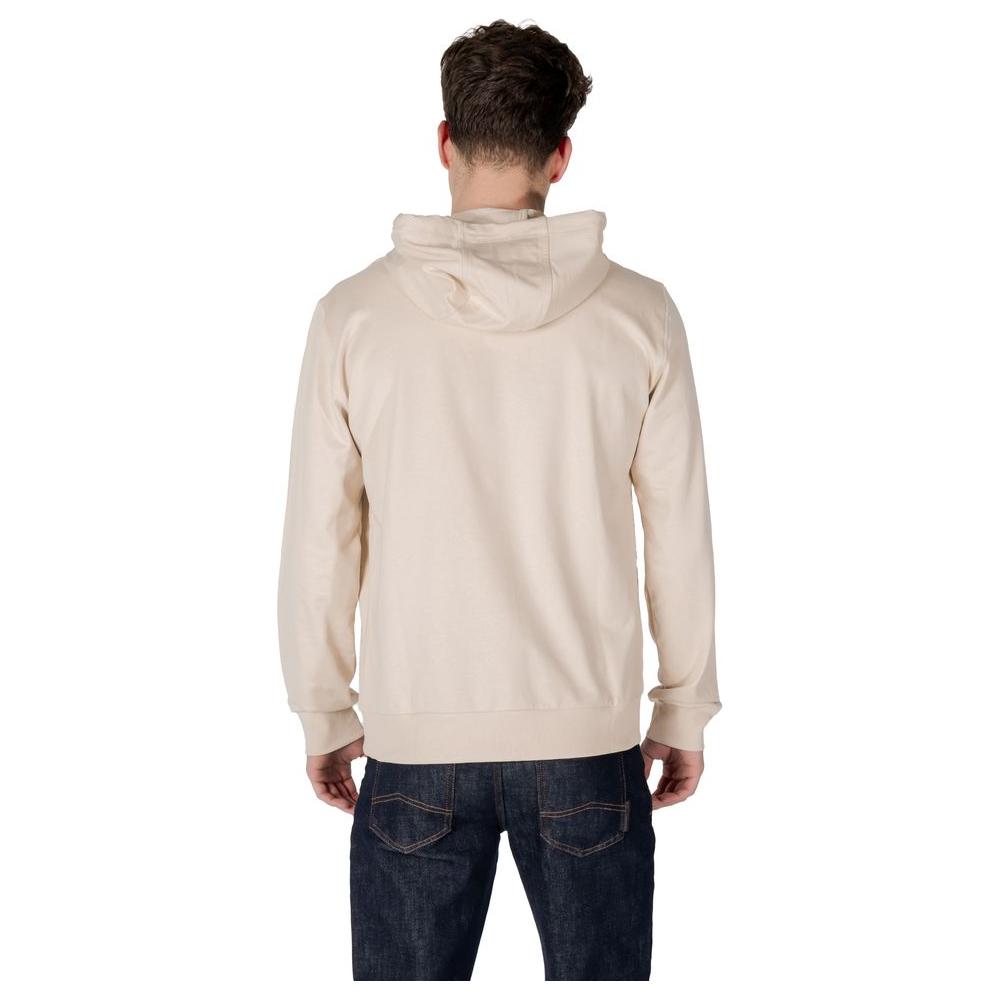 EA7 Emporio Armani Beige Cotton Sweater