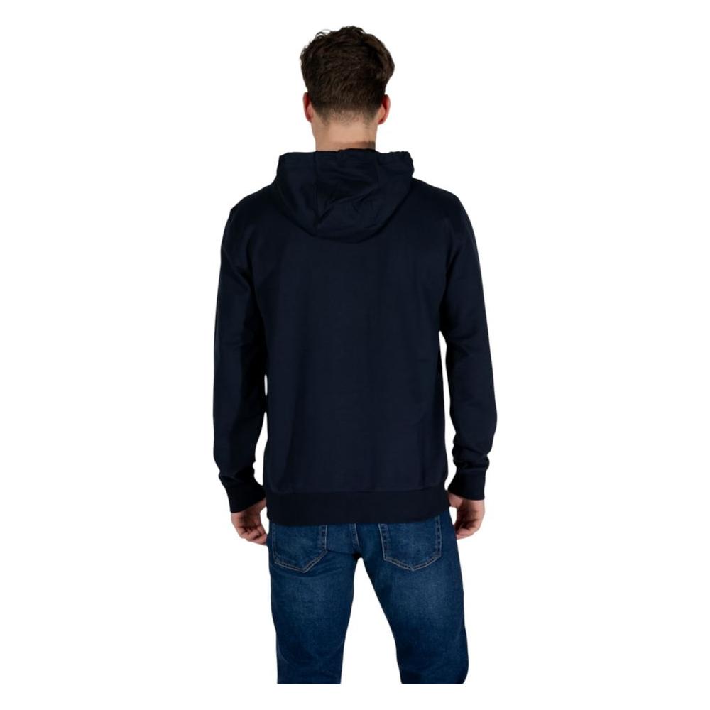 EA7 Emporio Armani Blue Cotton Sweater