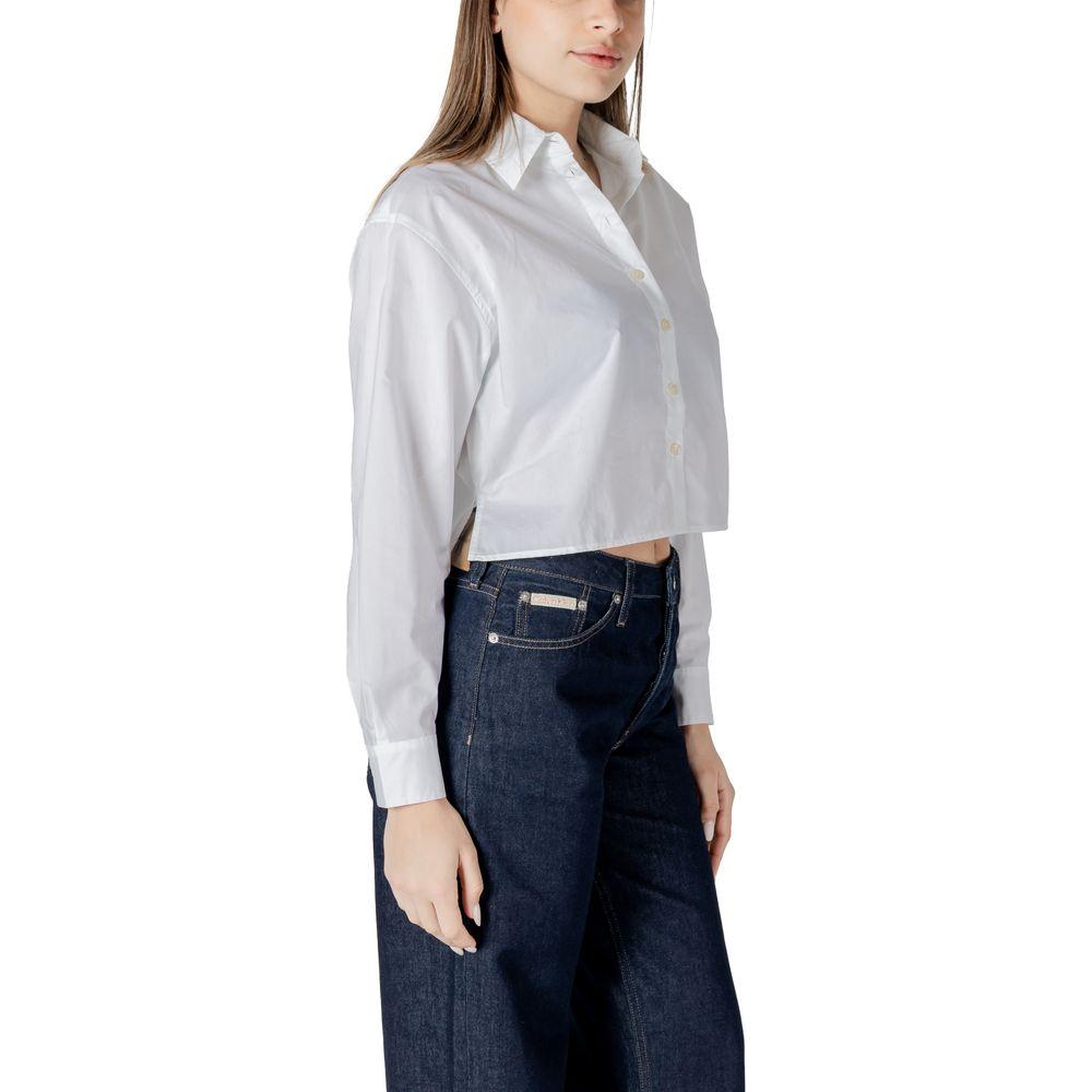Calvin Klein Jeans White Cotton Shirt