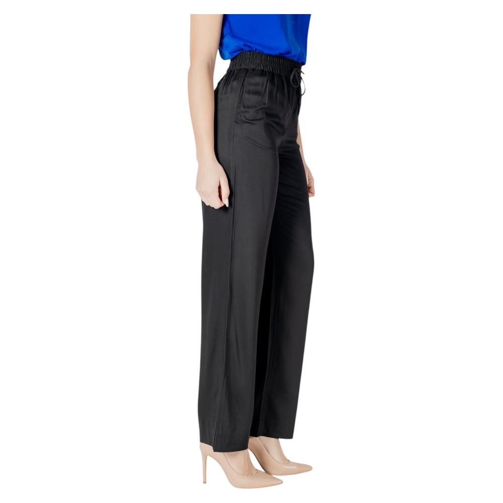 Calvin Klein Jeans Black Viscose Jeans & Pant Calvin Klein Jeans Dark Slate Gray