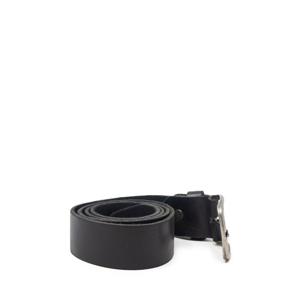 Jack Jones Black Leather Belt Jack Jones Dark Slate Gray