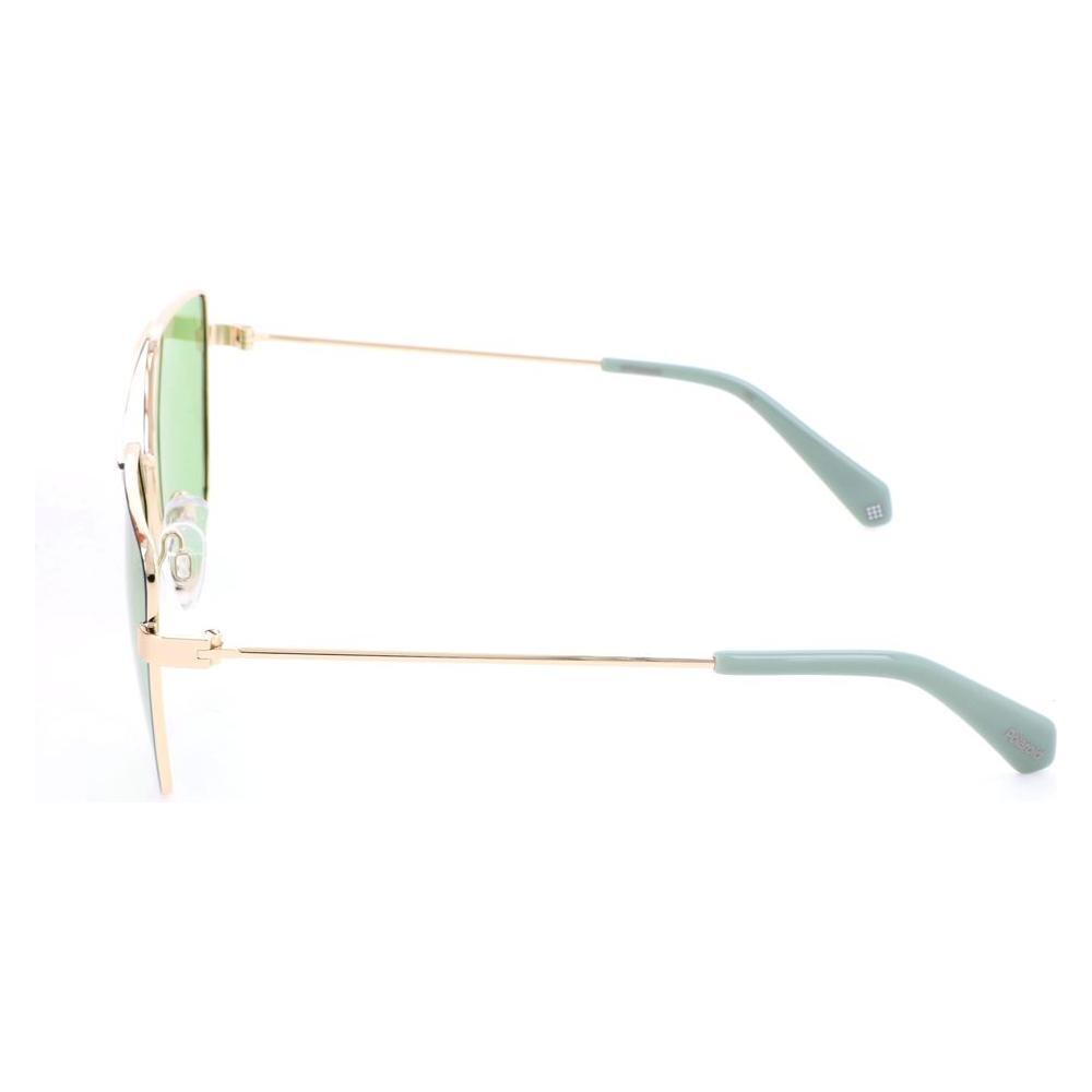 Polaroid Gold Metal Sunglasses