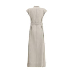 Brunello Cucinelli Long linen Dress BR-MM633AHA92C200-S