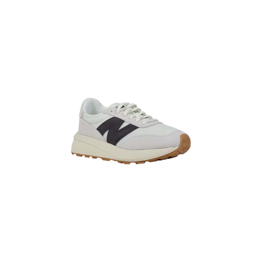New Balance White Suede Leather Sneaker