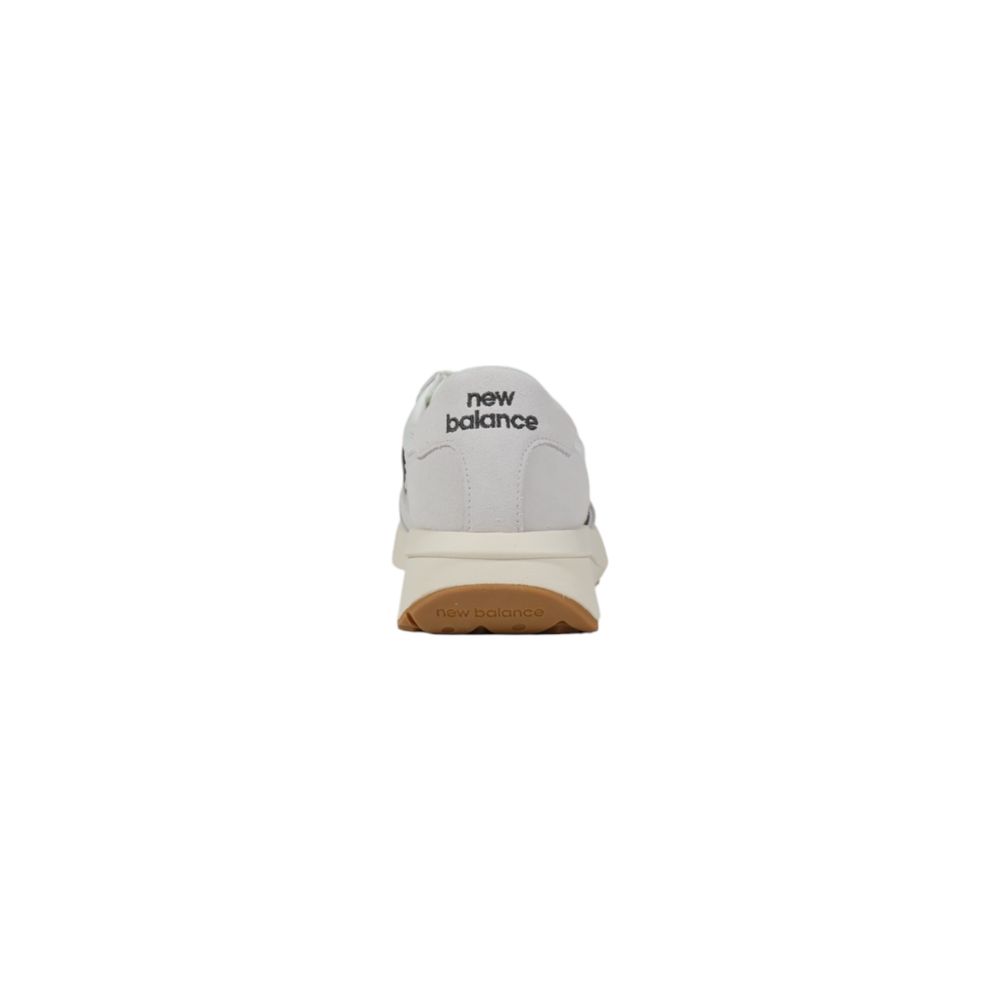 New Balance White Suede Leather Sneaker