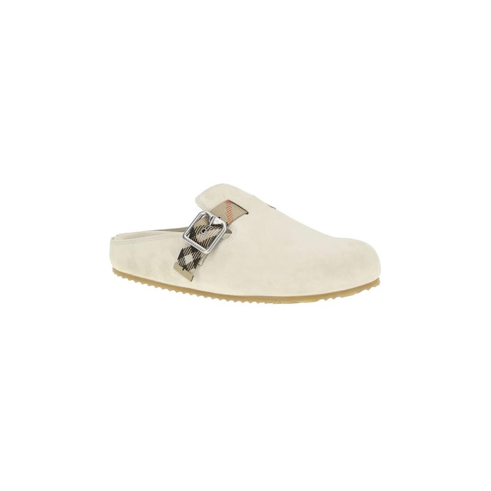 Burberry Clogs Urchin Sandals Burberry Light Gray
