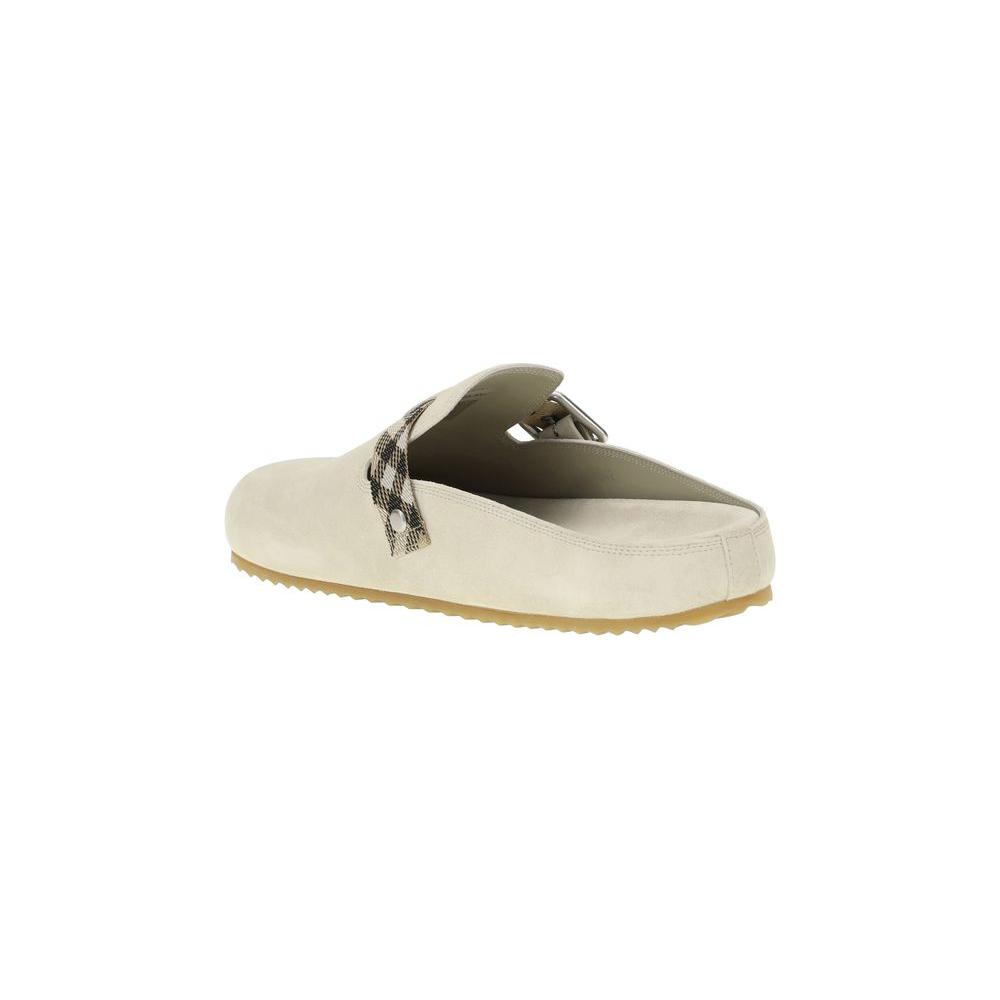 Burberry Clogs Urchin Sandals Burberry Light Gray