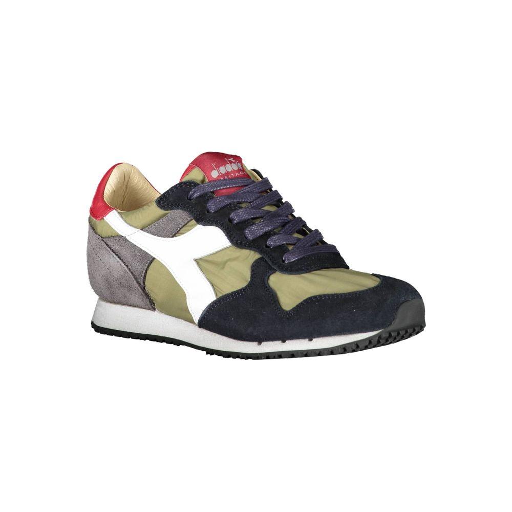 Diadora Green Leather Women Sneaker Diadora Dark Slate Gray