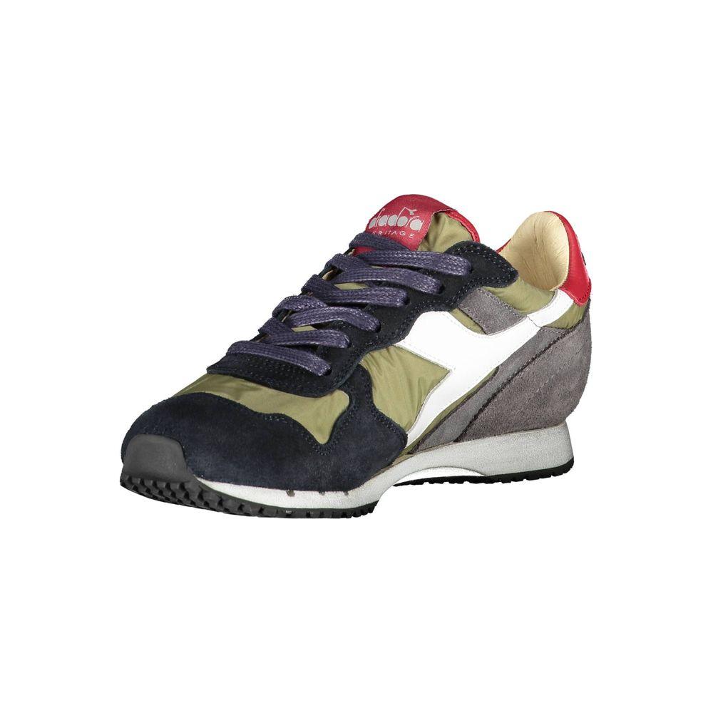 Diadora Green Leather Women Sneaker Diadora Dark Slate Gray