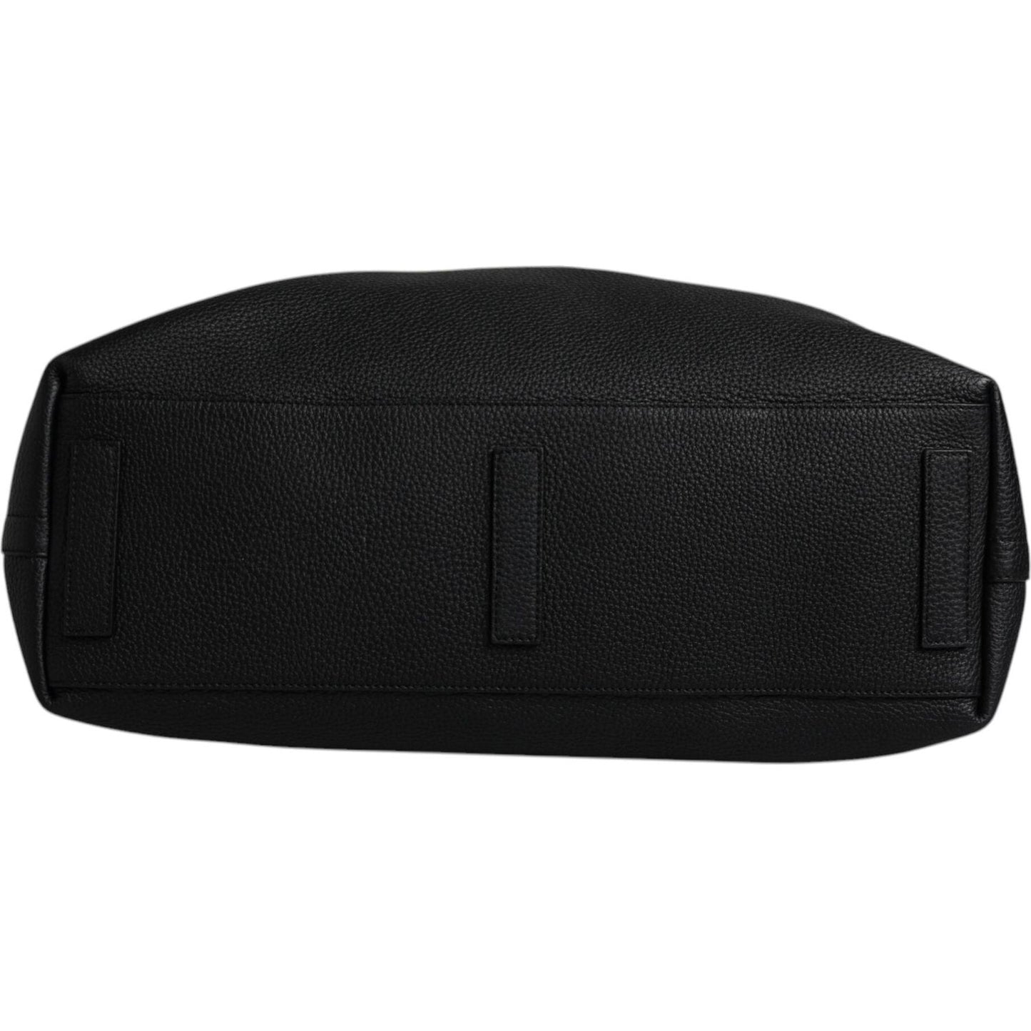 Dolce & Gabbana Black Calfskin Leather Hand Shoulder Duffle Bag BAG4377