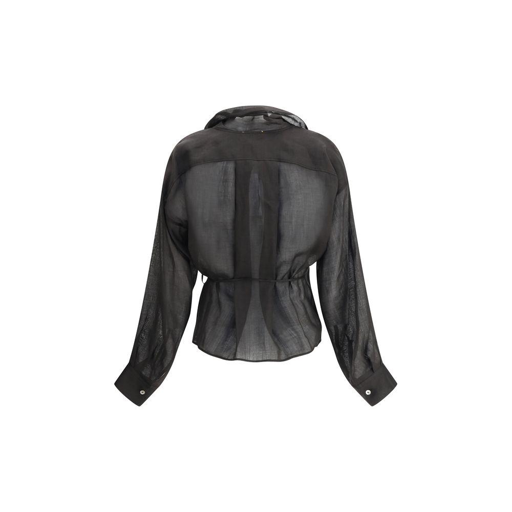 Forte_Forte Crossed Shirt Forte_Forte Dark Slate Gray