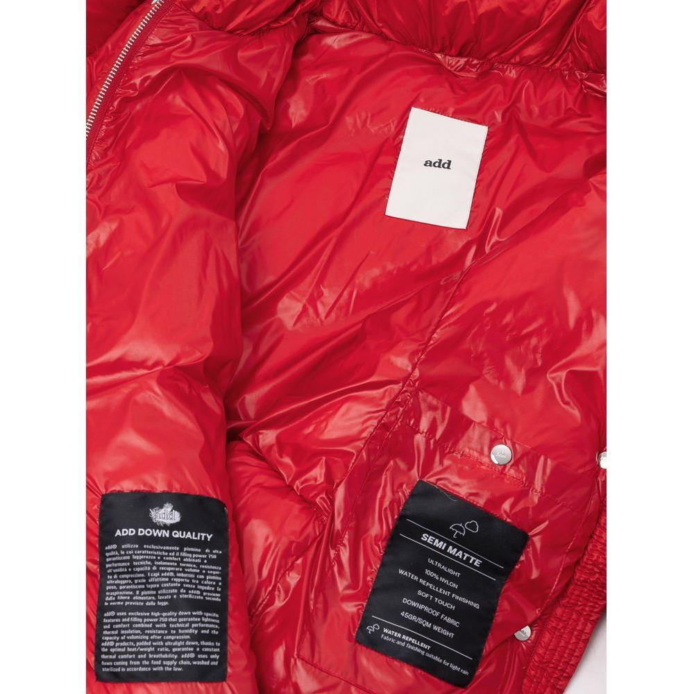 Add Red Polyamide Jackets & Coat Add Firebrick