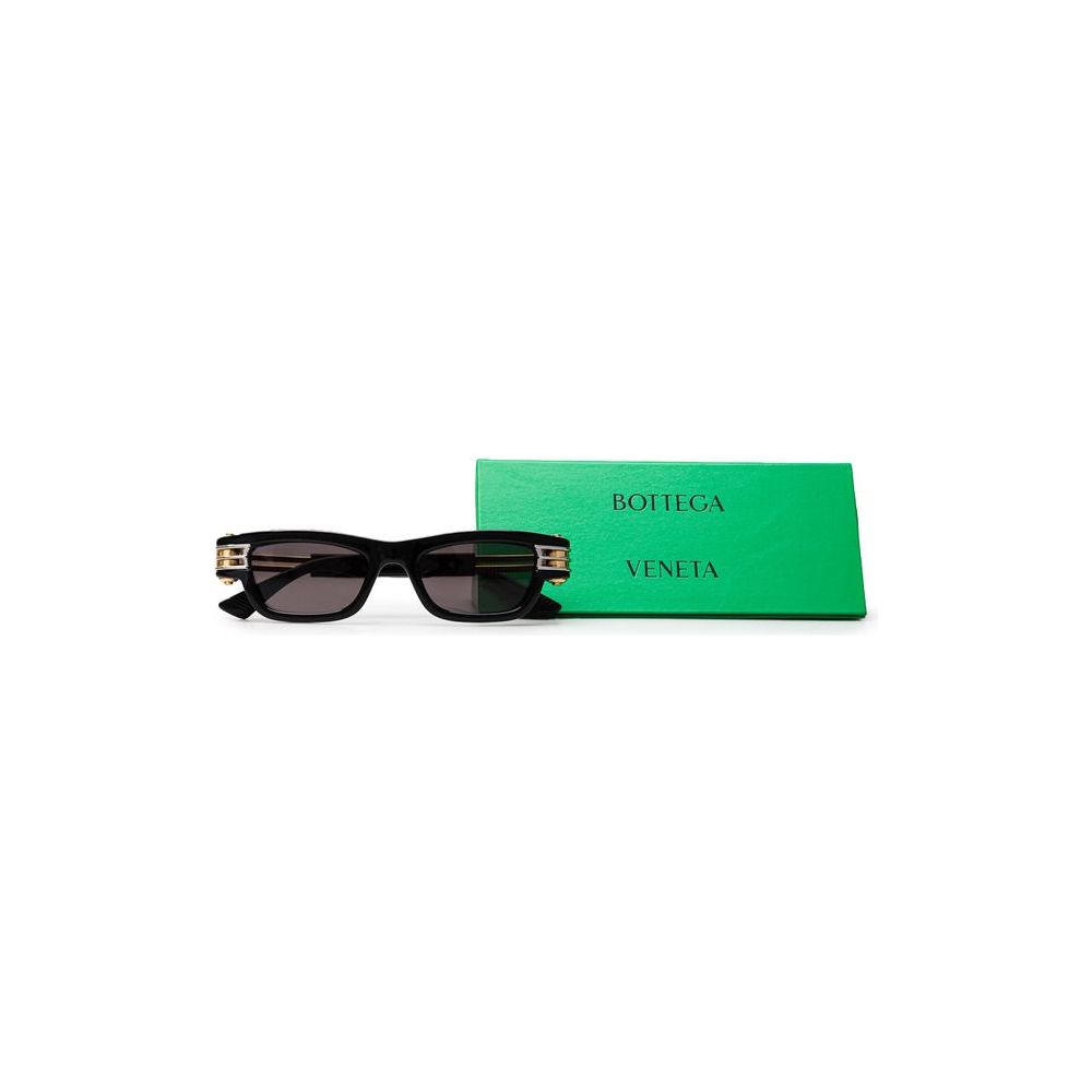 Bottega Veneta Black Acetate Sunglasses Bottega Veneta Medium Sea Green