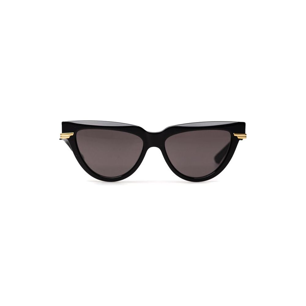 Bottega Veneta Black Acetate Sunglasses Bottega Veneta Dim Gray