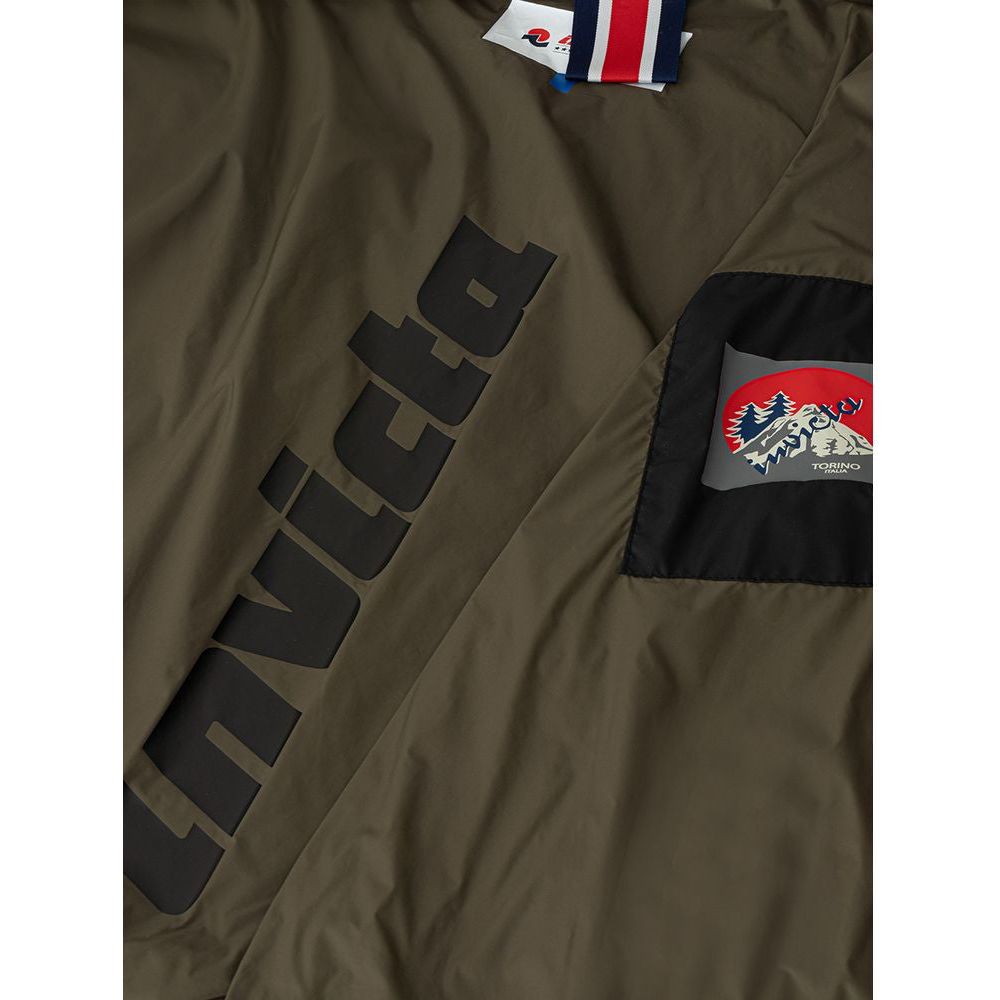 Invicta Black Polyamide Jacket Invicta Dark Slate Gray
