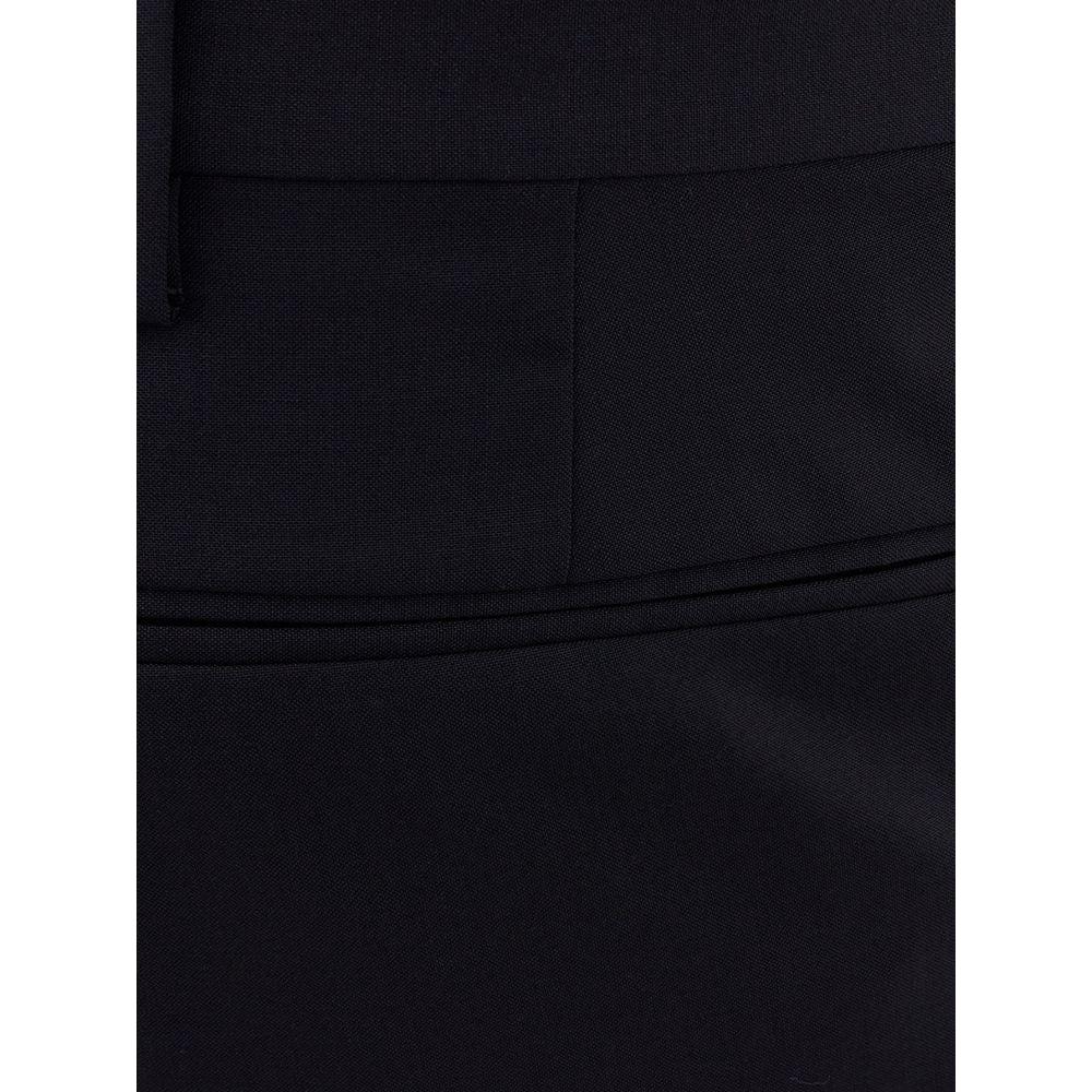 Valentino Black Wool Jeans & Pant Valentino Black